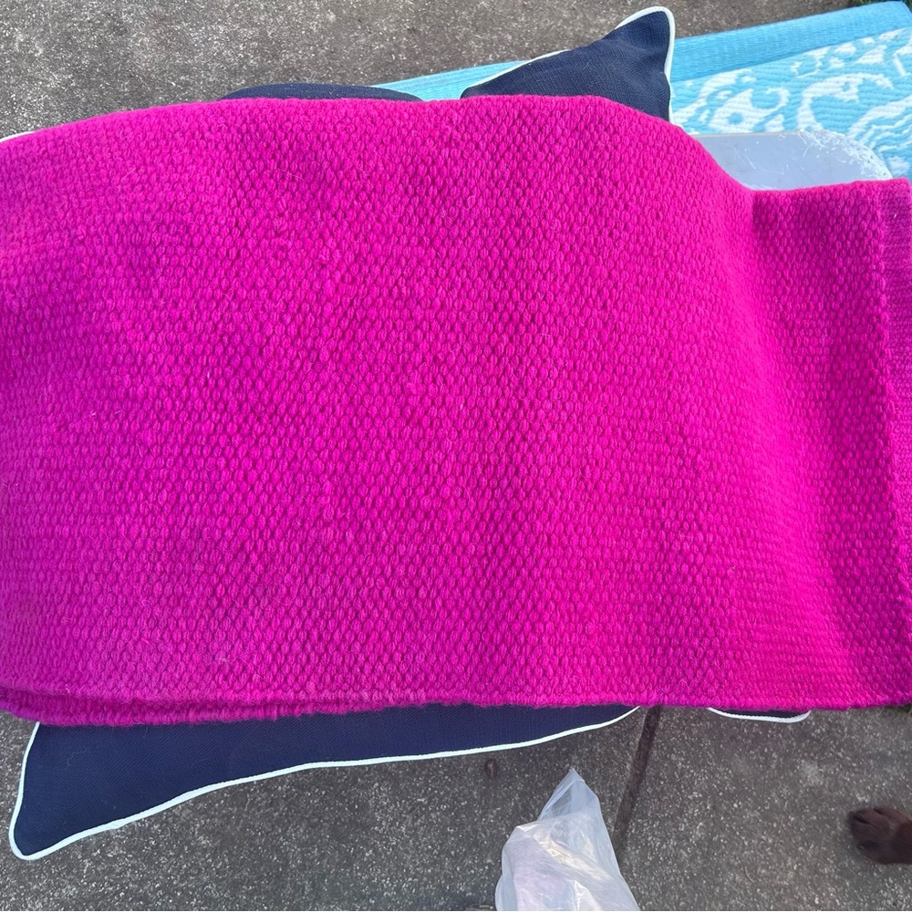 Pink Western Show Saddle Pad